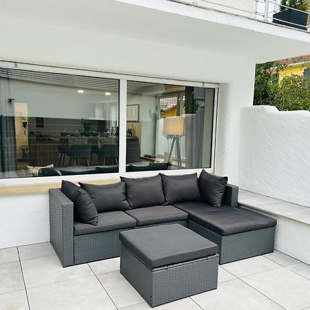 Jacuzzi Terrasse 55' Tv Kueche Regendusche Bad Bellingen Exterior foto