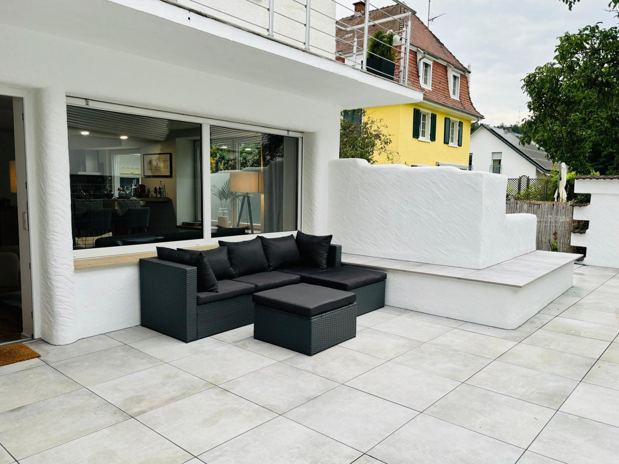 Jacuzzi Terrasse 55' Tv Kueche Regendusche Bad Bellingen Exterior foto